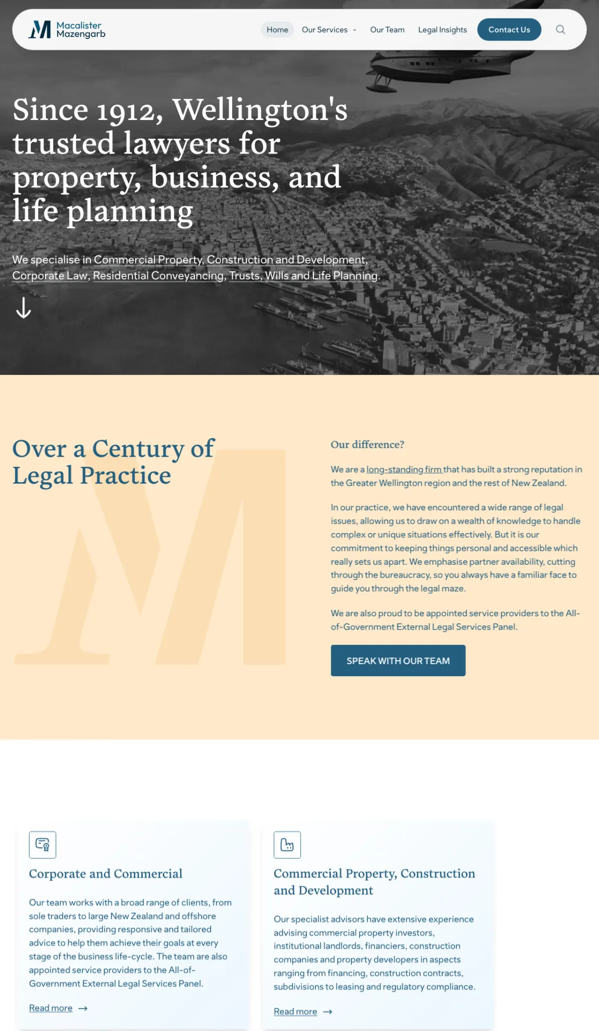 Macalister Mazengarb website